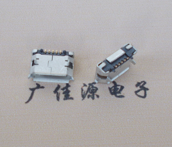 防城港Micro USB 5pin接口 固定脚距6.4插板有柱卷边