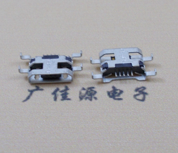 防城港MICRO USB 5PIN接口 沉板1.6MM 四脚插板无导位