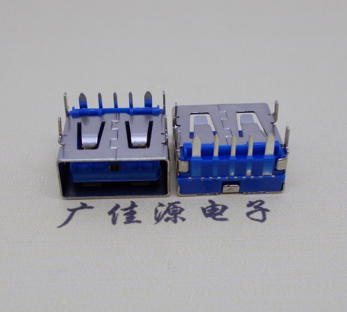 防城港 USB5安大电流母座 OPPO蓝色胶芯,快速充电接口