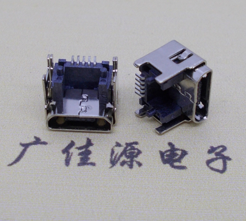防城港MICRO USB5pin加高母座 垫高1.55/2.5/3.04/4.45尺寸接口
