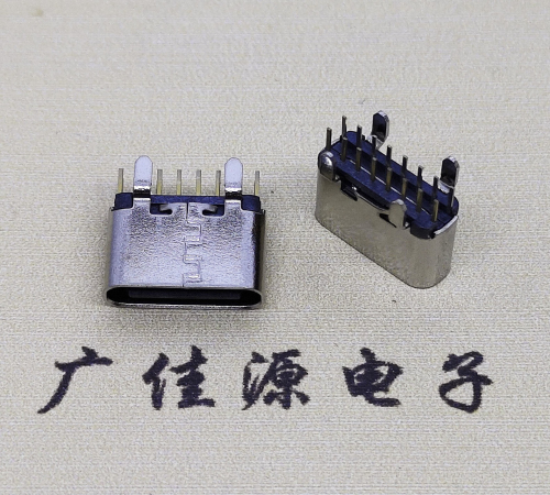防城港USB 3.1TYPE C直插母座16Pin引脚图正负极规范