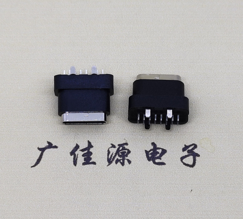 防城港type c16pin防水连接器.点胶防水IPX7等级.立式接口母座