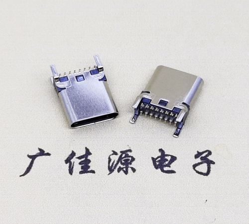 防城港USB 3.1TYPE-C16Pin立贴母头座子引脚接线正负级详解